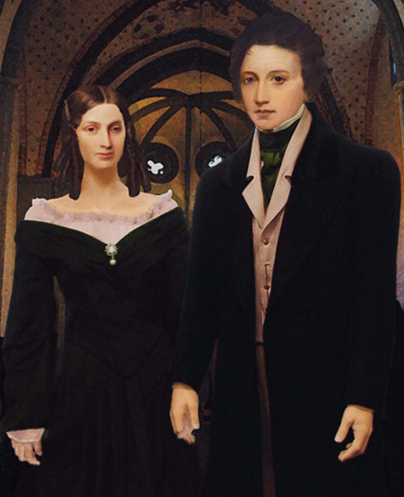 Mary y Percy Shelley