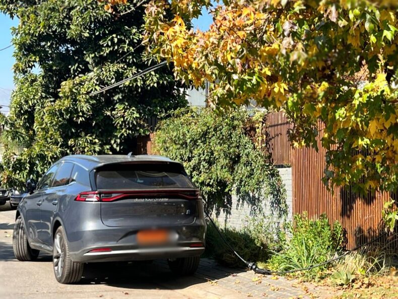 Former Minister Mena's Electric Car
