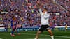 Javier Correa no tiene deudas: el 9 albo celebra su primer gol en el Superclásico ante la U