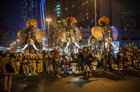 Un pasacalles de Teatro a Mil llevará elefantes gigantes a la Plaza de la Constitución