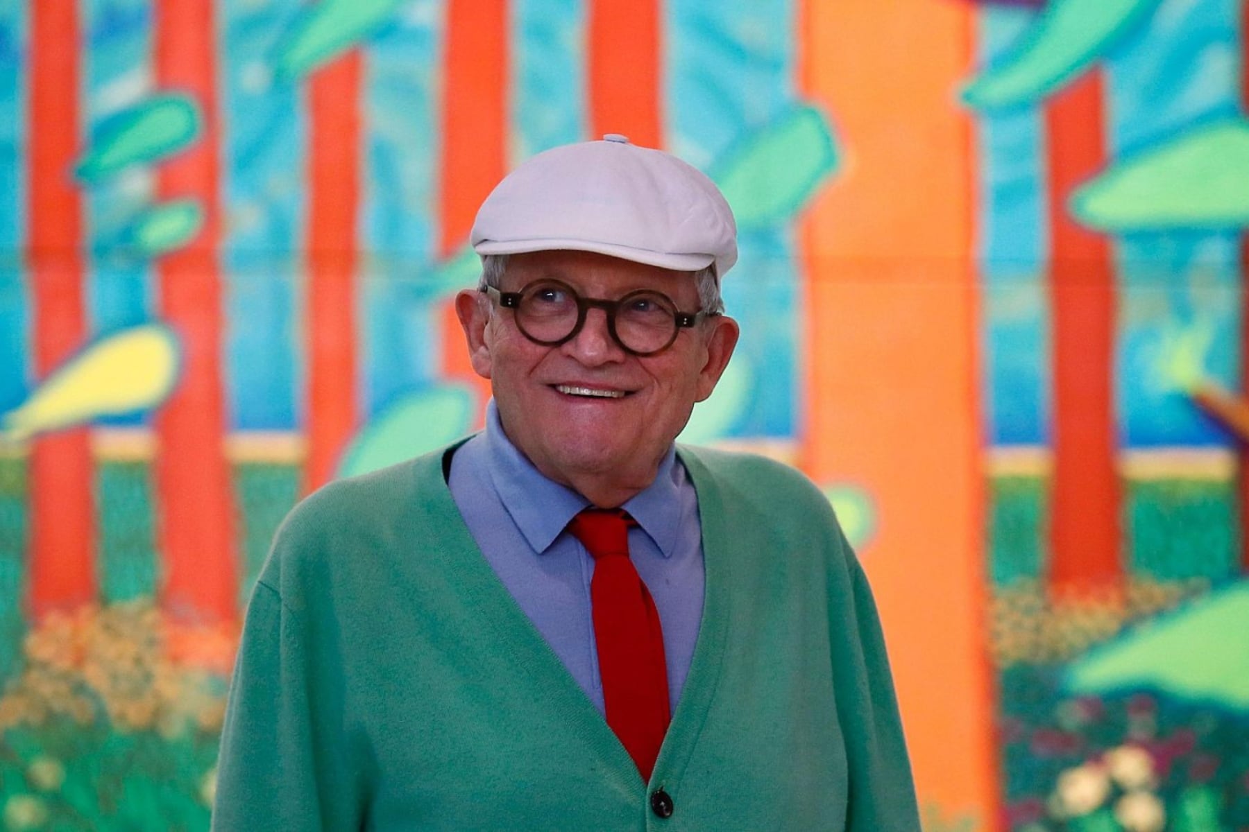 Muere el artista David Hockney ícono del Arte Pop