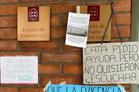 Manifestaciones, lienzos y un discurso del rector: cómo el caso Cayazaya marcó el inicio del año académico de la U. Andes