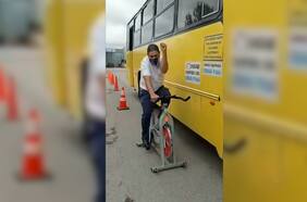 Choferes de buses viven el desafío extremo de ser ciclista en las calles