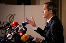 Guaidó dice en EE.UU. que salió de Venezuela porque temía por su vida: “Estoy aquí para buscar protección”