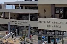 Video registra el momento en que hombre es abatido por Carabineros tras atacar a un funcionario judicial en Arica