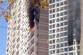 Emergencia en Estación Central: incendio en edificio residencial obligó a evacuar a residentes