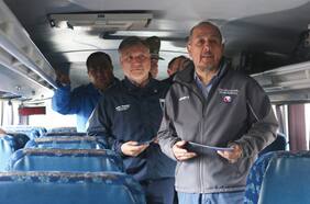 Gobierno realiza fiscalización en terminal de buses de Viña del Mar y entrega información de prevención a turistas