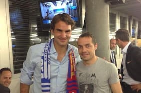 El día que Roger Federer se rindió ante Marcelo Díaz: “Es su ídolo”