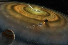 Astrónomos chilenos descubren el nacimiento de dos planetas similares a Saturno