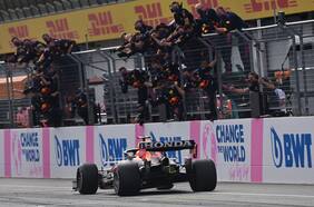 La FIA prohibe las celebraciones como la que protagonizó Verstappen este fin de semana en Austria