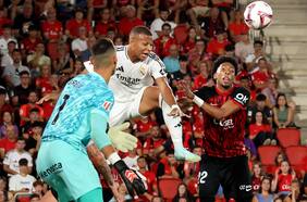 Real Madrid no pasa del empate en Mallorca en el debut de Kylian Mbappé por la liga española