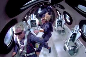 Así fue el viaje de Richard Branson al espacio