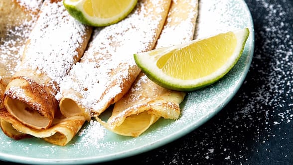 Panqueques con limón
