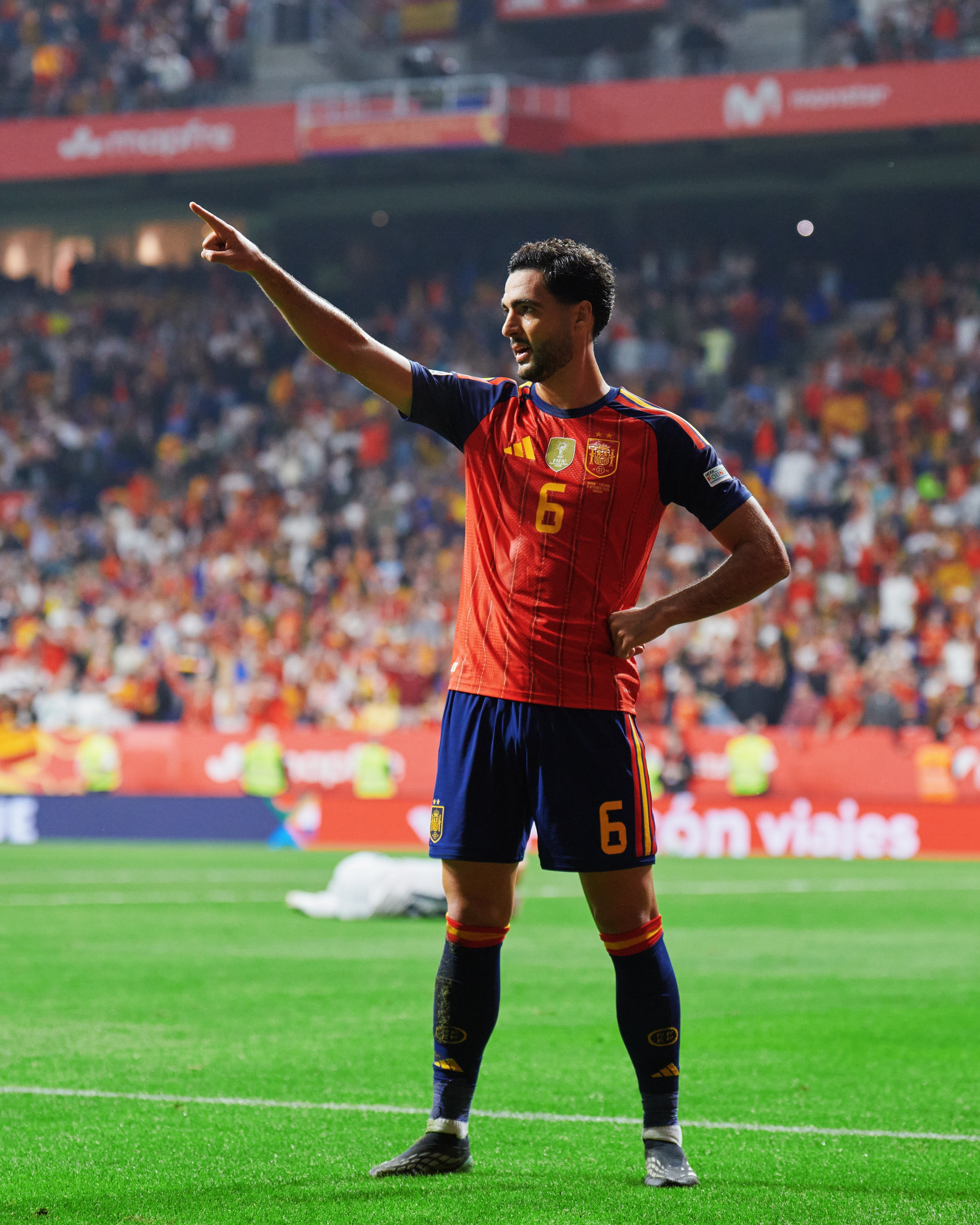 Mikel Merino selló el triunfo de España ante República Checa. Foto: @SEFutbol/X.