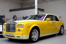 Conoce la historia de un Rolls-Royce Phantom color amarillo con solo 239 km y 14 años de vida