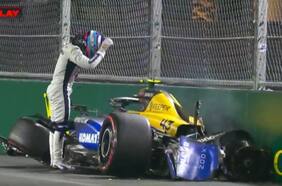 Fórmula 1: el brutal accidente de Franco Colapinto en las clasificaciones del GP de Las Vegas