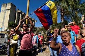 Así se desarrollan las protestas de la oposición venezolana contra Maduro