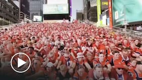 Vikingos noruegos reman a Nueva York y se toman el Times Square