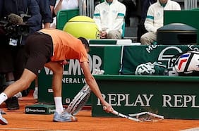 Daniil Medvedev estalla en Montecarlo: el ruso cae por un doble 6-0 y destroza su raqueta