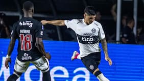 Su primer tanto con Olimpia: Esteban Matus anota un golazo ante Vasco da Gama en Copa Sudamericana