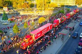 Caravana Coca Cola 2023: comunas de Santiago a las que llegará