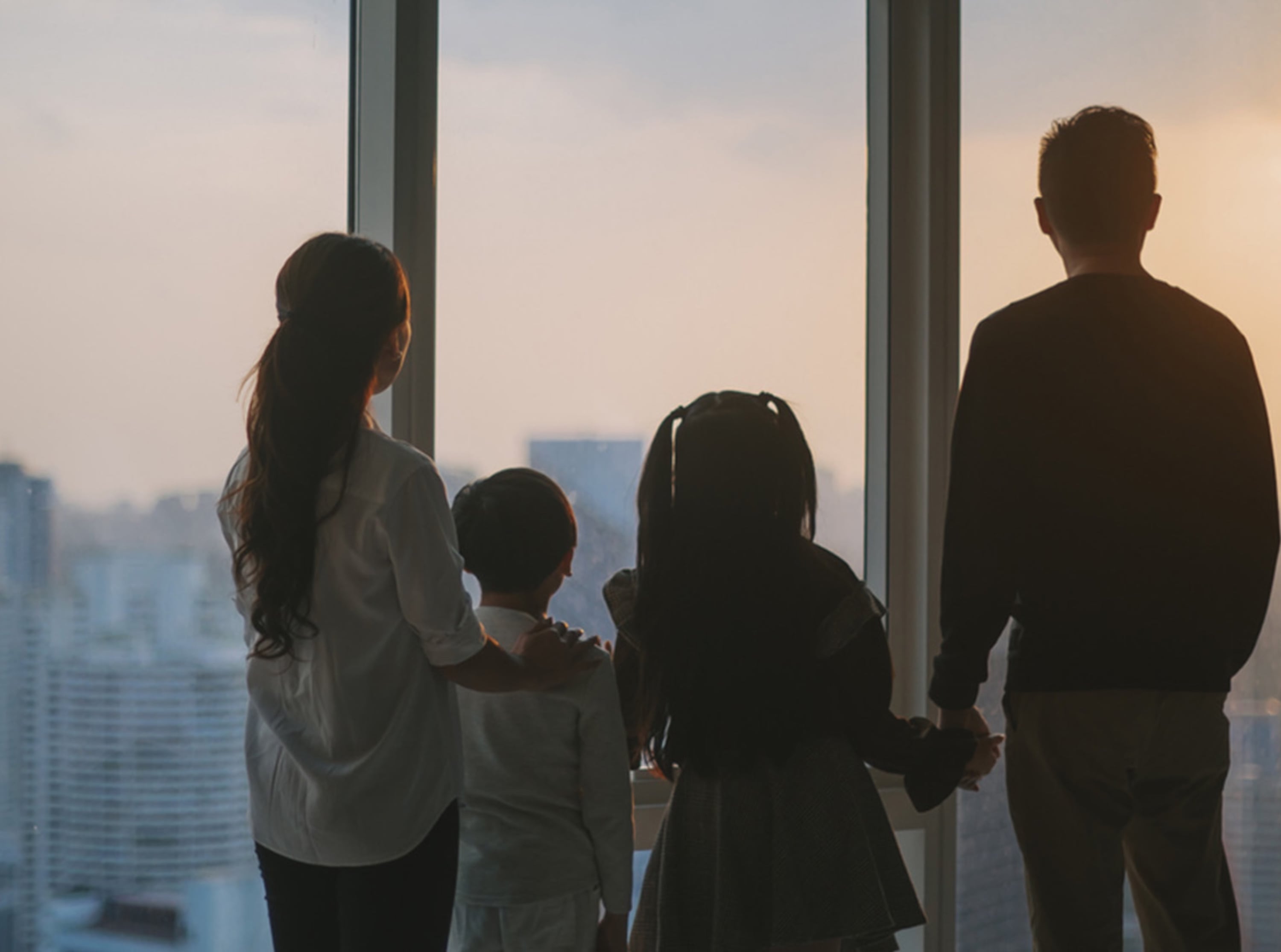 La familia vuelve al centro