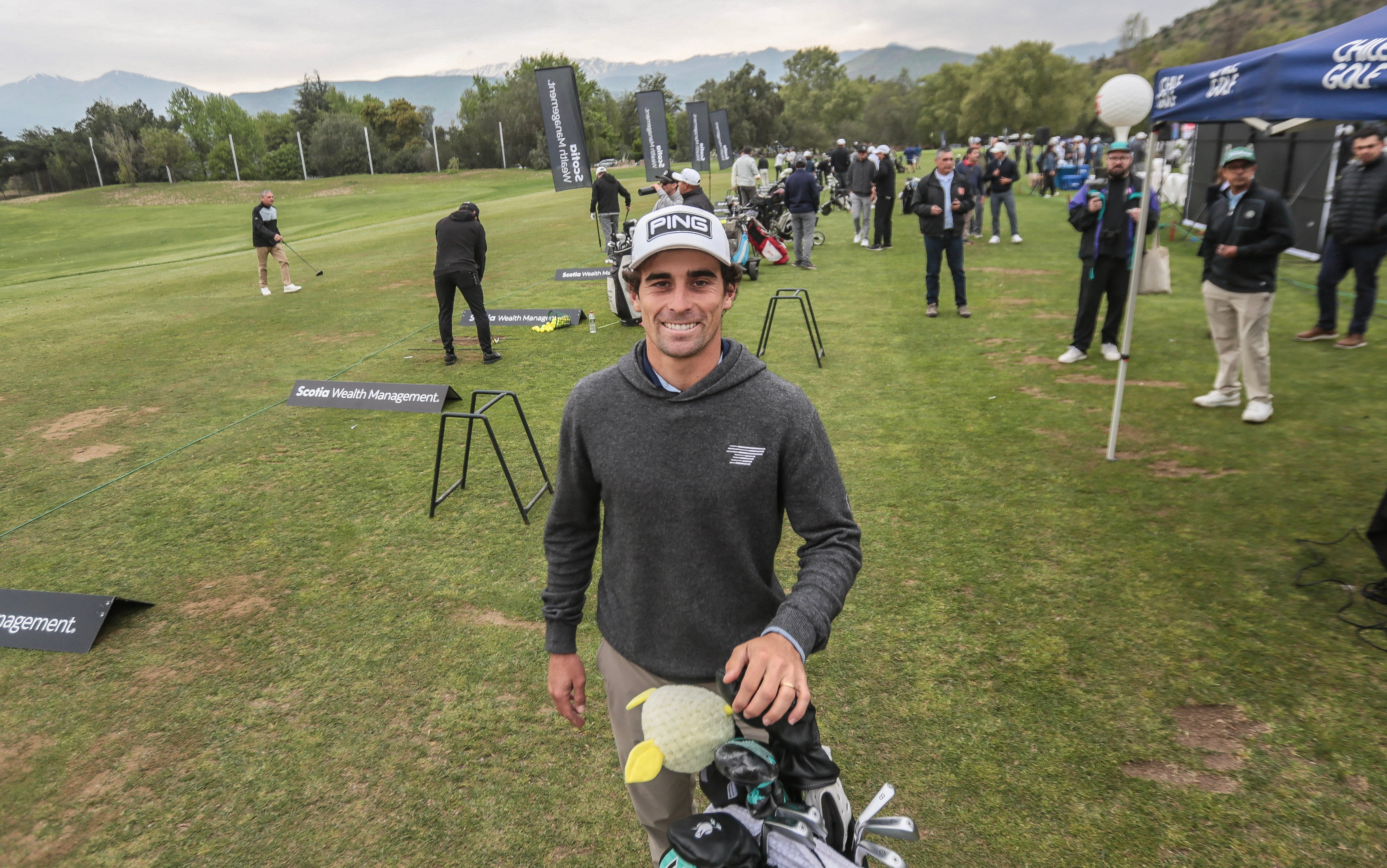 Joaquín Niemann es la máxima atracción del Abierto de Chile, que se disputa este fin de semana en Las Brisas de Chicureo.