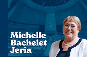 Cancillería muestra imagen oficial de la campaña de Bachelet a la Secretaría General de la ONU