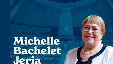 Cancillería muestra imagen oficial de la campaña de Bachelet a la Secretaría General de la ONU