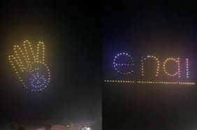 El impresionante espectáculo de drones en Viña del Mar en homenaje a la comunidad sorda