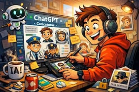 Le pedí a ChatGPT que creara una caricatura mía y de mi trabajo basado en nuestras interacciones: paso a paso para crear el último trend de OpenAI