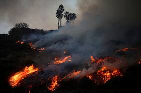 Qué son los vientos de Santa Ana y por qué han complicado el combate de los incendios en California
