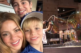 “Hizo burbujas”: así fue el discreto y divertido paso de Shakira y sus hijos por el MIM