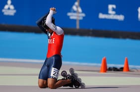 El décimo oro para el Team Chile: Emanuelle Silva brilla en los 200 metros contrarreloj del patín carrera
