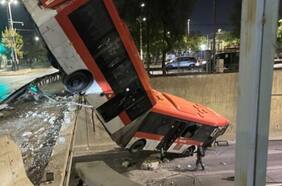 Bus RED Movilidad cayó a la Autopista Central desde paso nivel: hay once involucrados lesionados