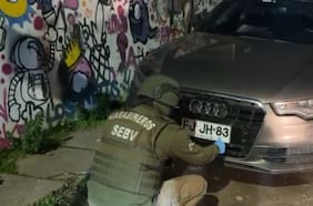 Detienen a joven de 18 años por robo de vehículo en Vitacura: automóvil fue recuperado en Lo Prado