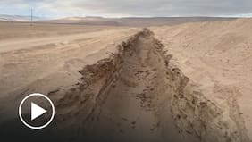 Así se ven los avances de la construcción de la zanja fronteriza en el norte