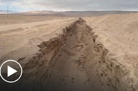 Así se ven los avances de la construcción de la zanja fronteriza en el norte