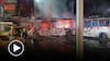 Choque de bus del transporte público provoca grave incendio en el centro de Santiago: habría cinco fallecidos