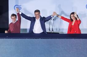 Feijóo, Díaz Ayuso y Abascal: Los grandes triunfadores en las elecciones autonómicas y municipales de España