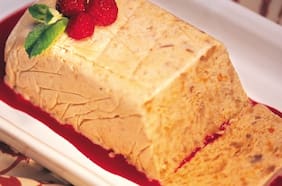 Semifreddo de plátano y maní