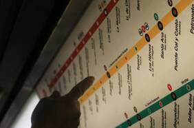 Metro debió cerrar estación Franklin por “estudiantes sentados al borde del andén”