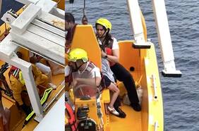 Héroe en Altamar: padre saltó al agua para rescatar a su hija que cayó desde un crucero de Disney