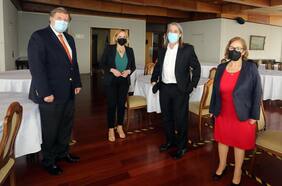 Melero se reunió con la presidenta de la Comisión del Trabajo del Senado para analizar la reforma previsional