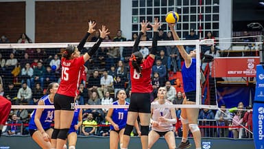 Mundial Vóleibol Femenino U17: las Guerreras Rojas se hicieron fuertes ante Argelia en San Felipe