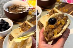 ¿Arepa de pino? : polémica en redes por particular receta venezolana que simula una empanada