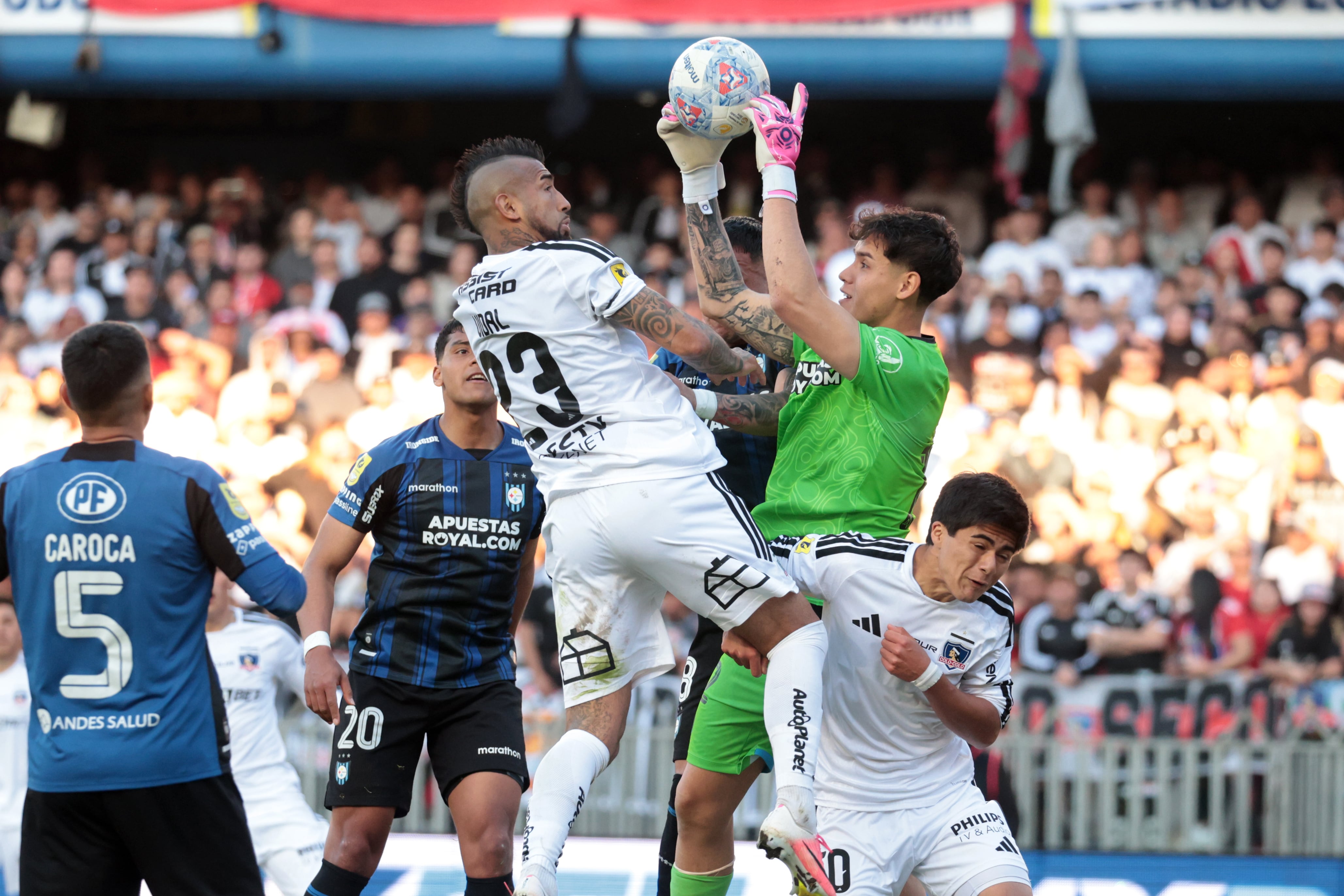 Christian Bravo, en el duelo entre Huachipato y Colo Colo (Foto: Photosport)