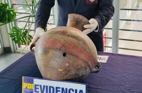 Recuperan en Arica jarrón prehispánico: estaba siendo comercializado por Facebook