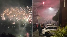 Lanzamiento de fuegos artificiales y disturbios se registraron en despedida del hincha de Colo Colo fallecido en Pudahuel