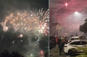 Lanzamiento de fuegos artificiales y disturbios se registraron en despedida del hincha de Colo Colo fallecido en Pudahuel